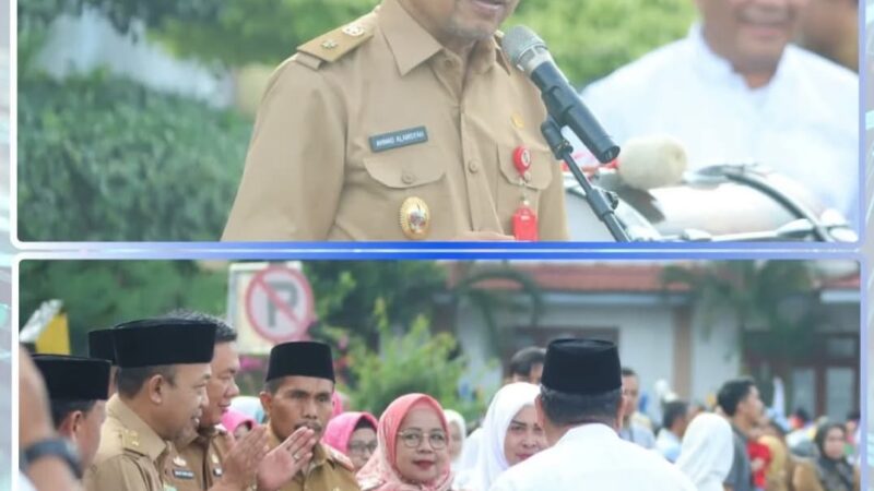 Pemerintah Lampung Utara Mneyambut Bulan Suci Ramadhan 1446 H Menggelar Lomba Pawai Songsong Ramadhan Di Halaman Pemda Lampung Utara