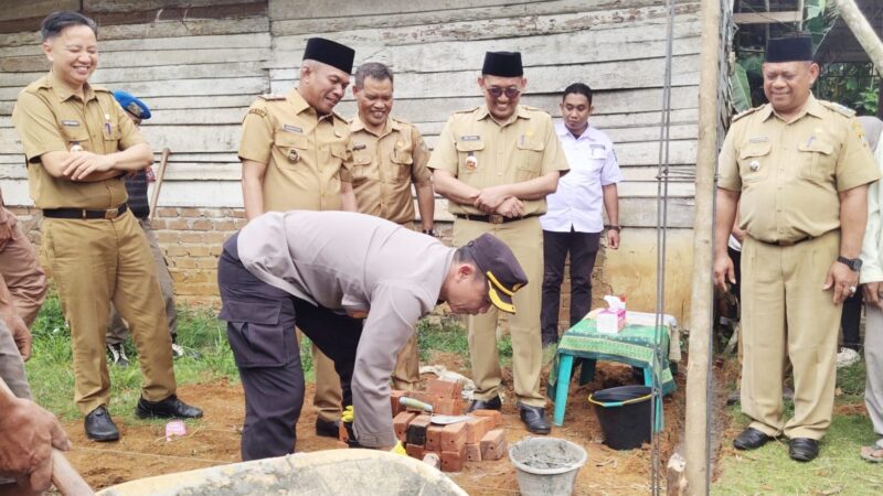 Sukseskan Program Presiden RI, Polres Musi Rawas Bersama Pemda, Kembali Bedah Rumah Warga 