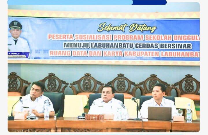 Wujudkan Visi Dan Misi Bupati Labuhanbatu, Sekda Buka Sosialisasi Program Sekolah Unggulan 