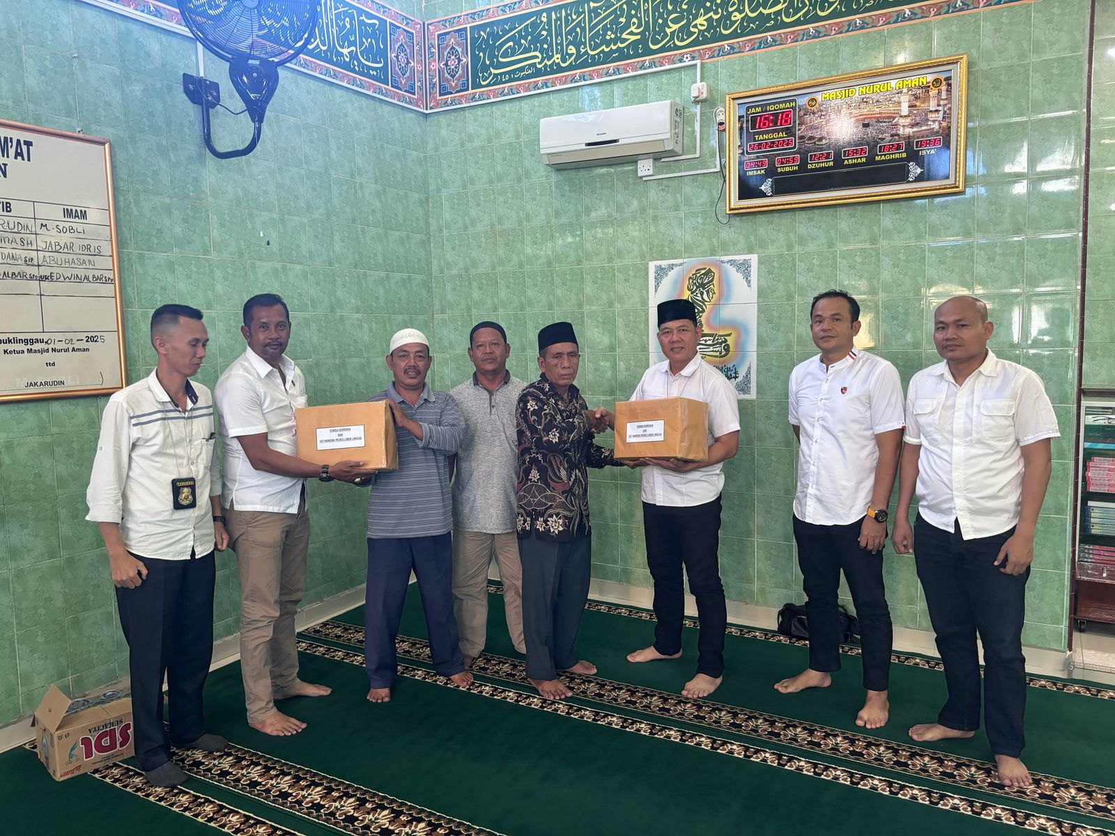 Satuan Reserse Narkotika Polres Lubuk Linggau,Melaksanakan Kegiatan Bakti Sosial Menyambut Bulan Suci Ramadhan. 