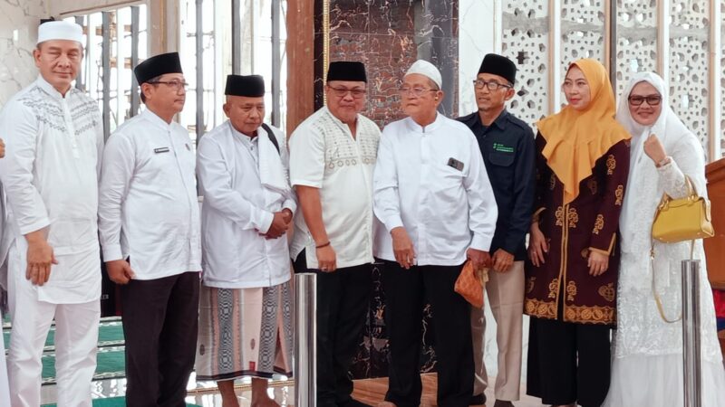 Ratusan Masyarakat Hadiri Tasyakuran Atas Peresmian Masjid H.M SYUKUR Yang Penuh Keberkahan