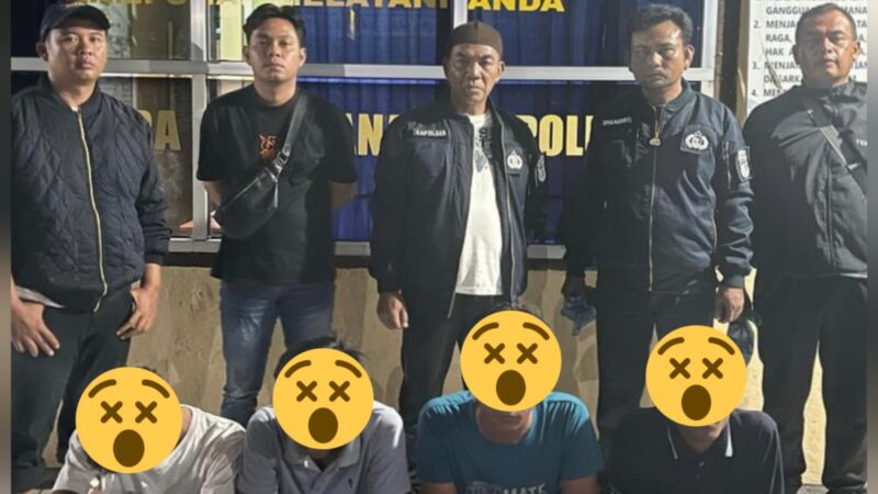 Bulan Ramadhan, Polsek Tugumulyo Polres Musi Rawas Amankan Delapan Pelaku Judi Kartu Remi