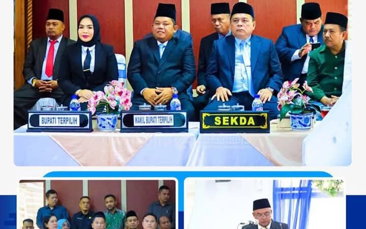 DPRD Labuhanbatu Tetapkan Paslon Dr.Maya dan Jamri Sebagai Bupati dan Wakil Bupati Terpilih