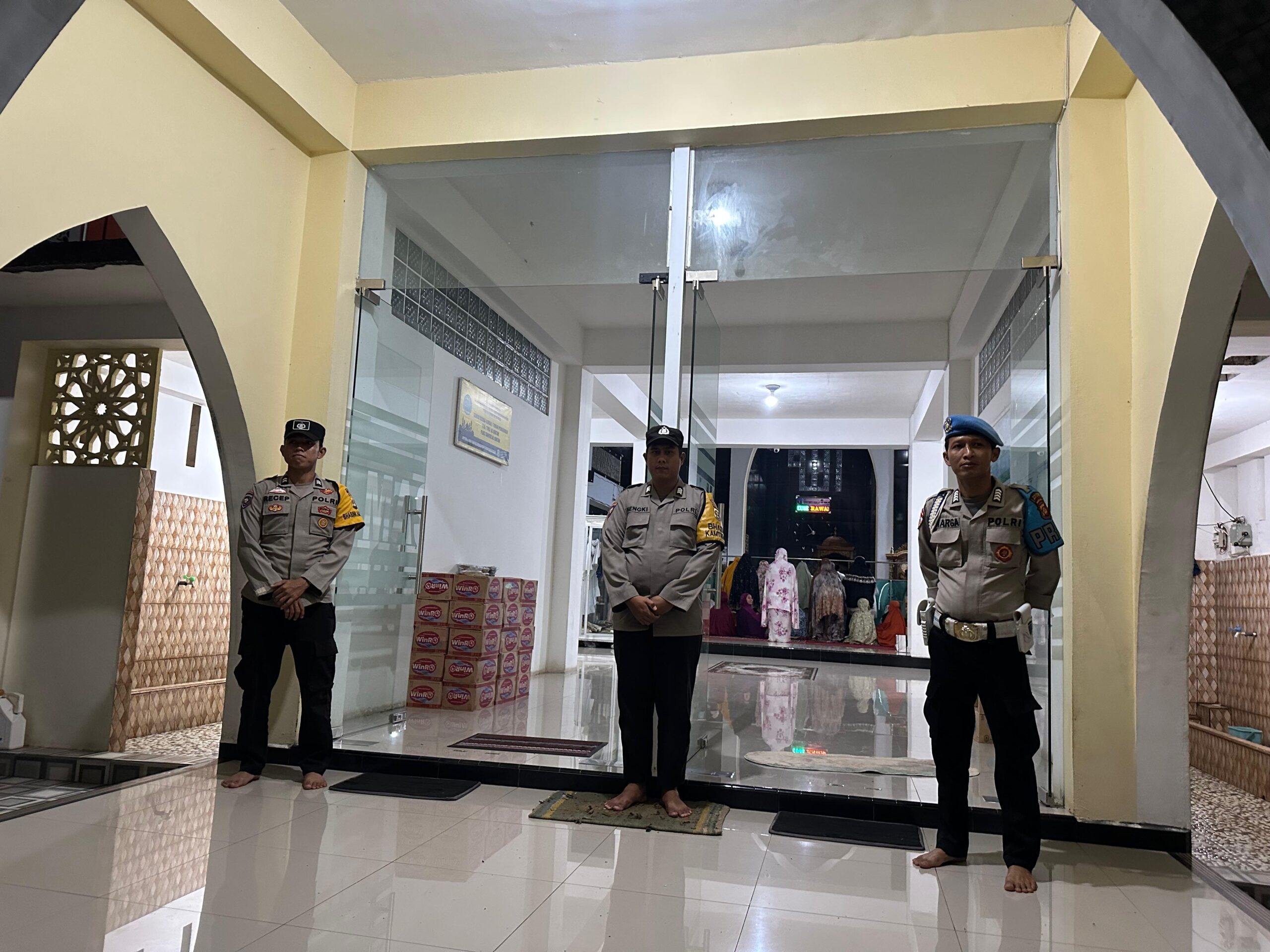 Ciptakan Rasa Aman Jemaah Salat Tarawih, Polres Musi Rawas Gelar Patroli Ramadhan