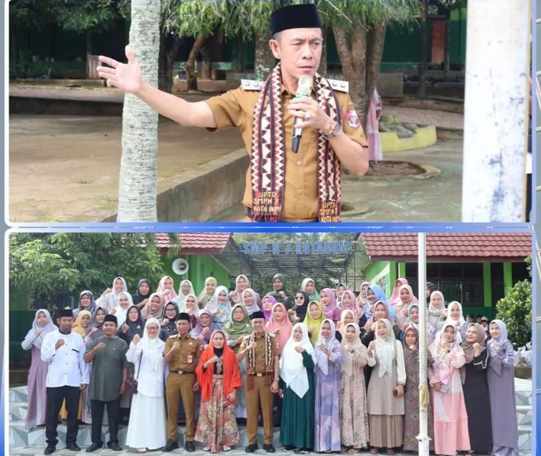 PEMBUKAAN PESANTREN KILAT RAMADHAN 1446 H DI SMPN 7 KOTABUMI