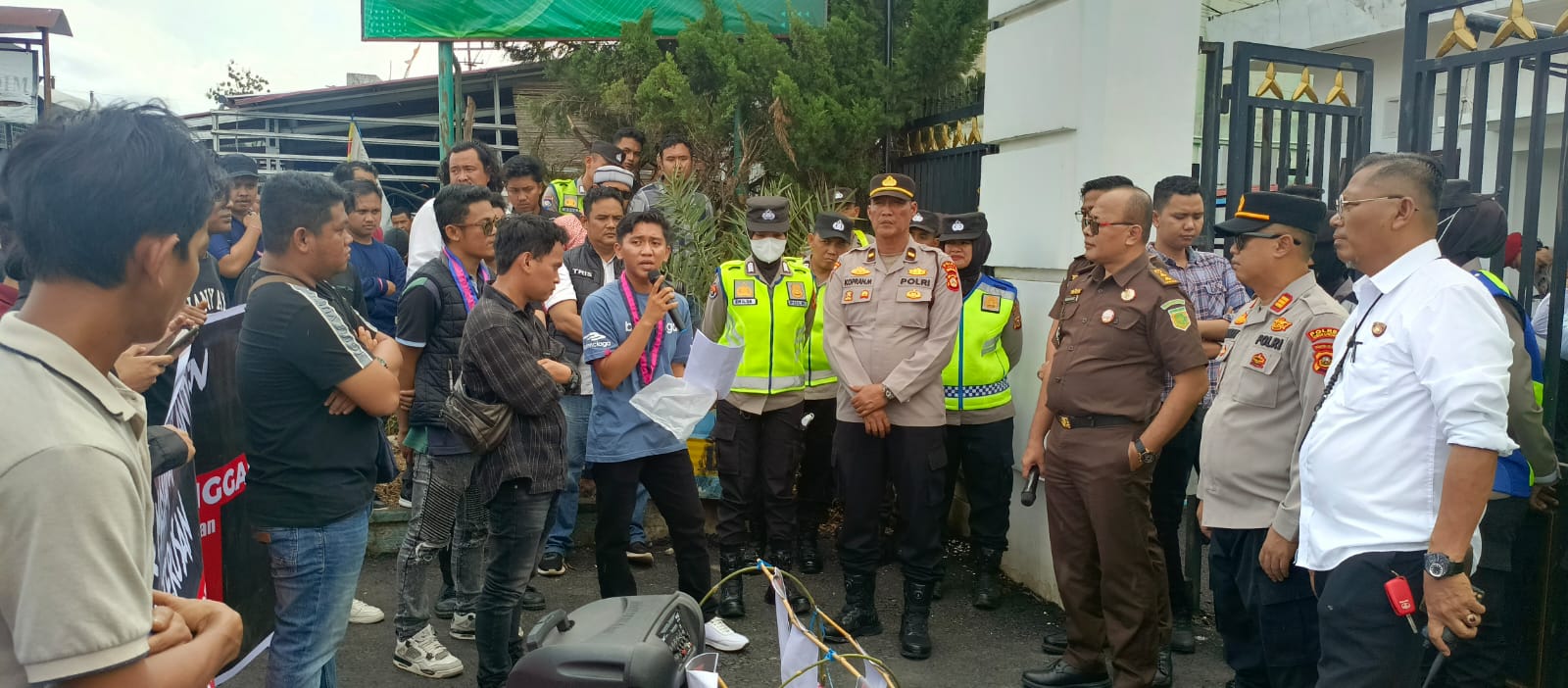 Aksi Solidaritas Pemuda Desa Terusan Kecamatan Karang Jaya Kabupaten Muratara Peduli Tindak Pidana Korupsi