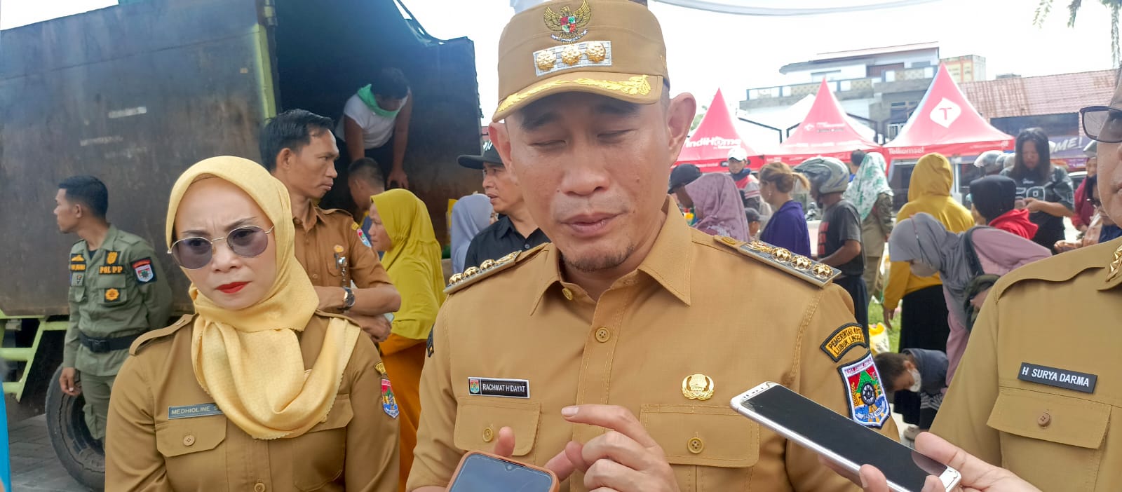 Pasar Murah Di Alun Alun Merdeka Taman Kurma Lubuk Linggau. 