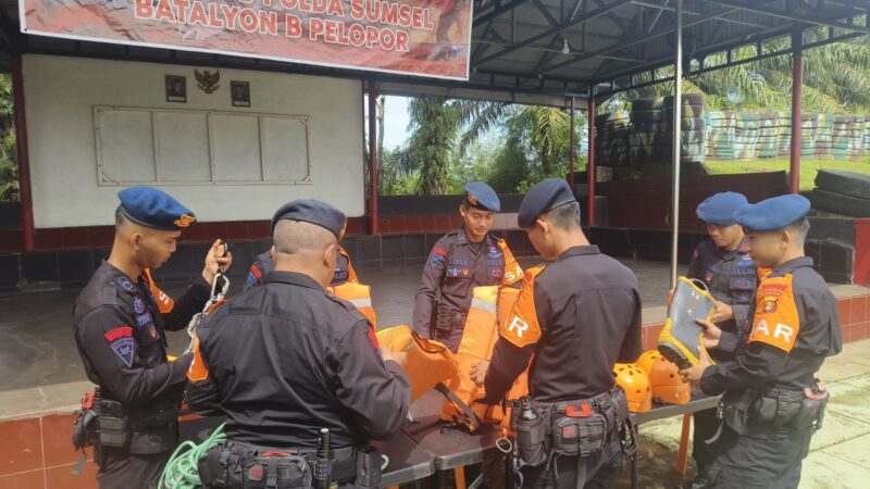 Batalyon B Pelopor Siapkan Posko Siaga SAR untuk Menghadapi Bencana Alam dan Arus Mudik Selama Ramadhan