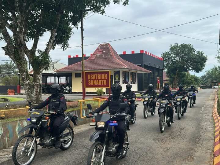 Batalyon B Pelopor Siap Amankan Penentuan Nomor Urut Pasangan Calon Bupati dan Wakil Bupati Kabupaten Empat Lawang Dalam Pemilihan Suara Ulang.
