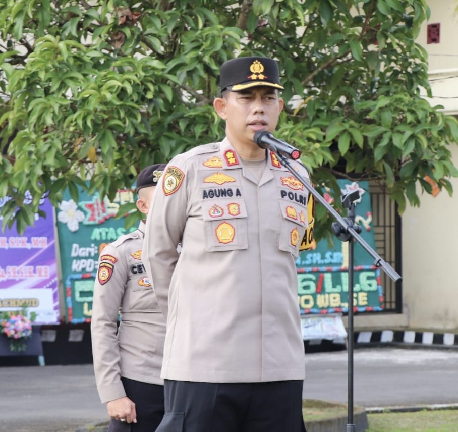 Pimpin Apel Perdana, Kapolres Musi Rawas : Tingkatkan Patroli Jelang Lebaran dan Jangan Lakukan Pelanggaran