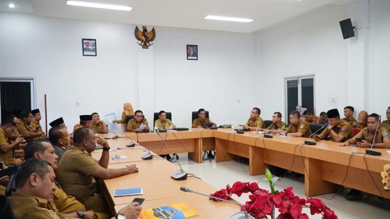 Inspektorat Provinsi Sumatera Utara Entry Meeting Terhadap Pemkab Labuhanbatu
