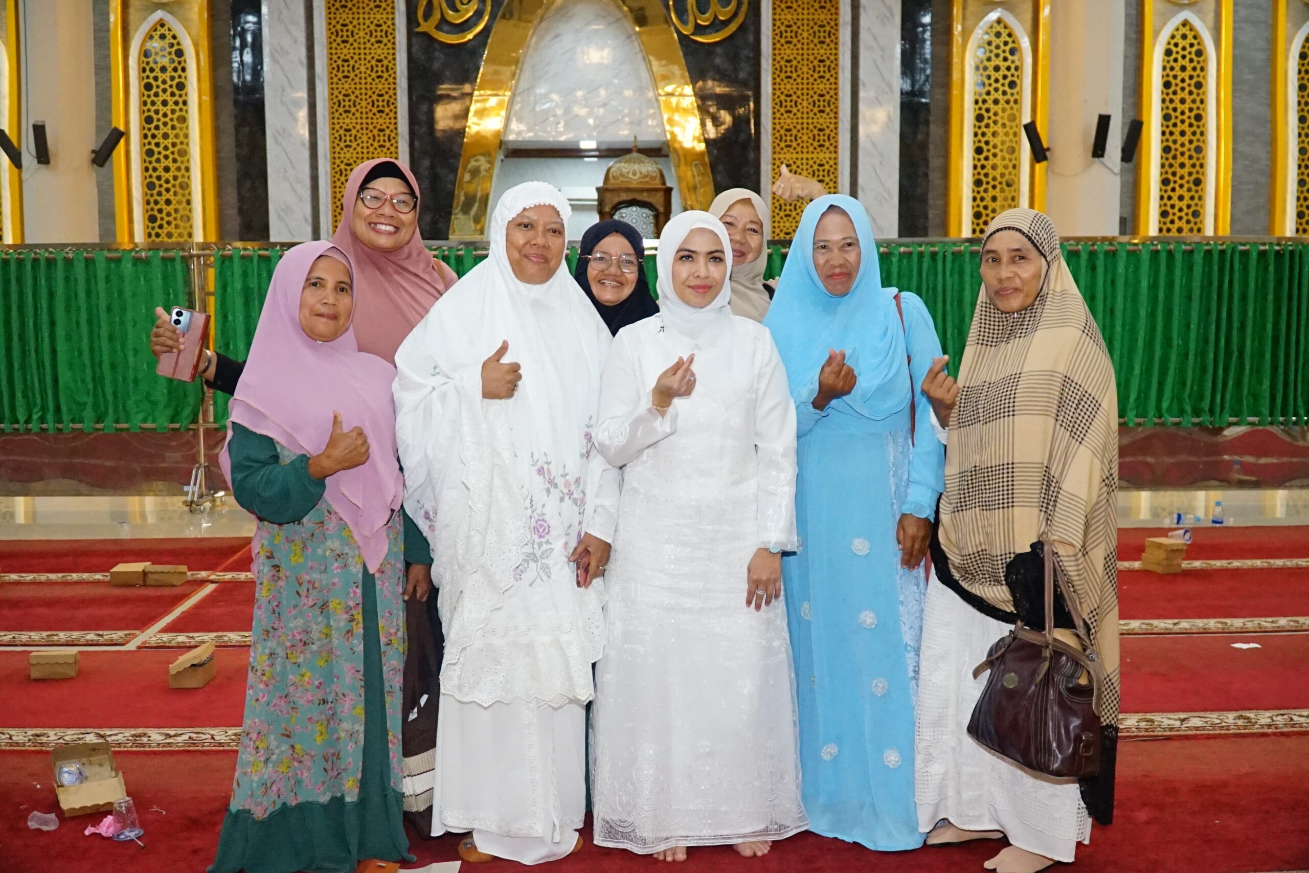 Bupati Labuhanbatu Janji Selesaikan Renovasi Masjid Raya Ujung Bandar