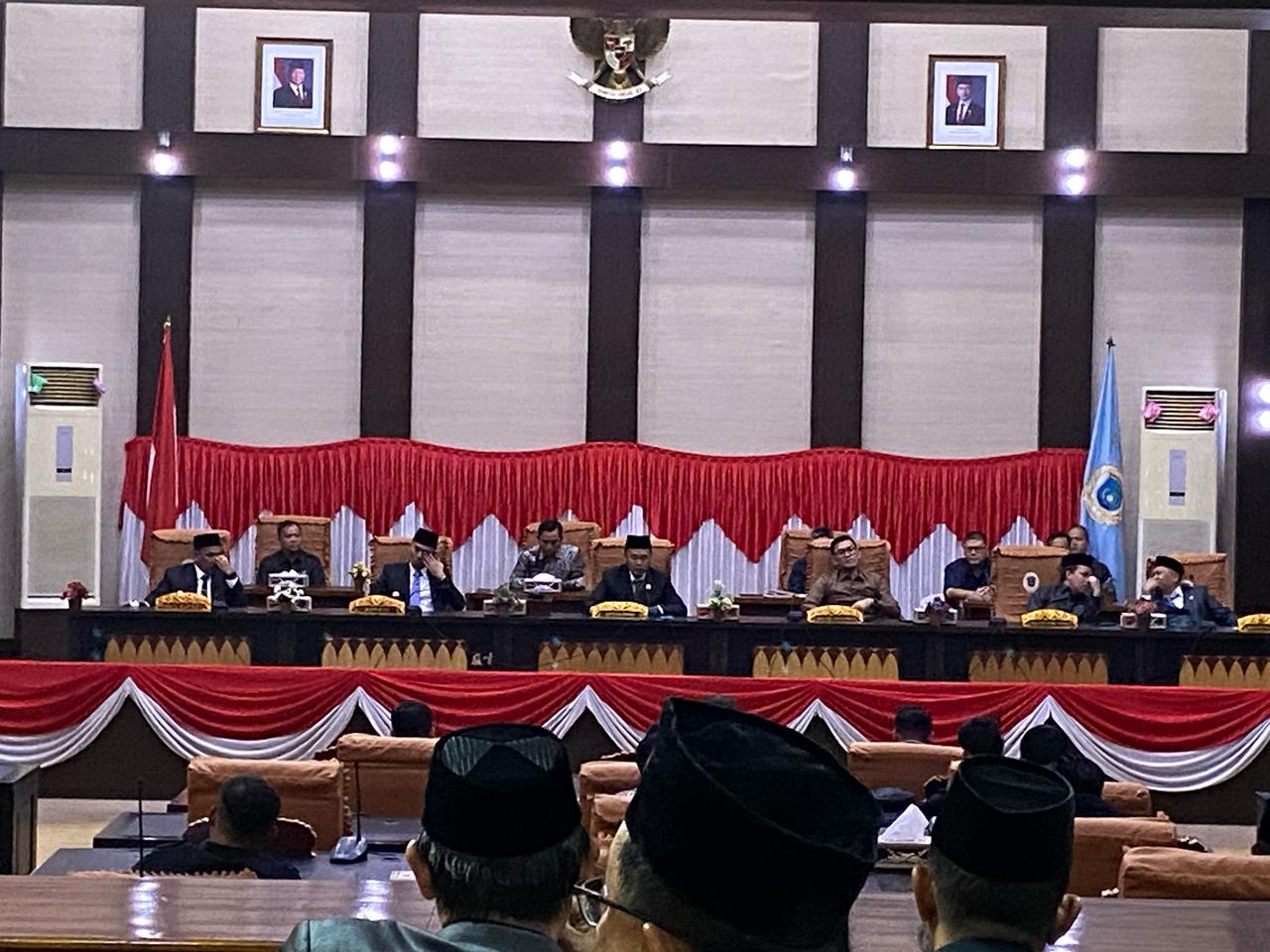 DPRD OKI Gelar Rapat Paripurna Pembahasan LKPJ Tahun Anggaran 2024