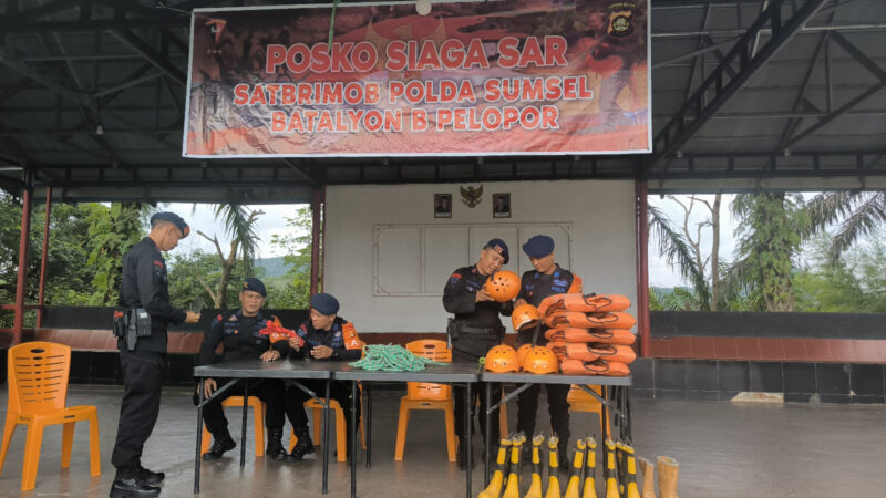 Pasca Puncak Libur Panjang, Batalyon B Pelopor Siap Menghadapi Potensi Bencana Alam Akibat Cuaca yang Berubah-ubah