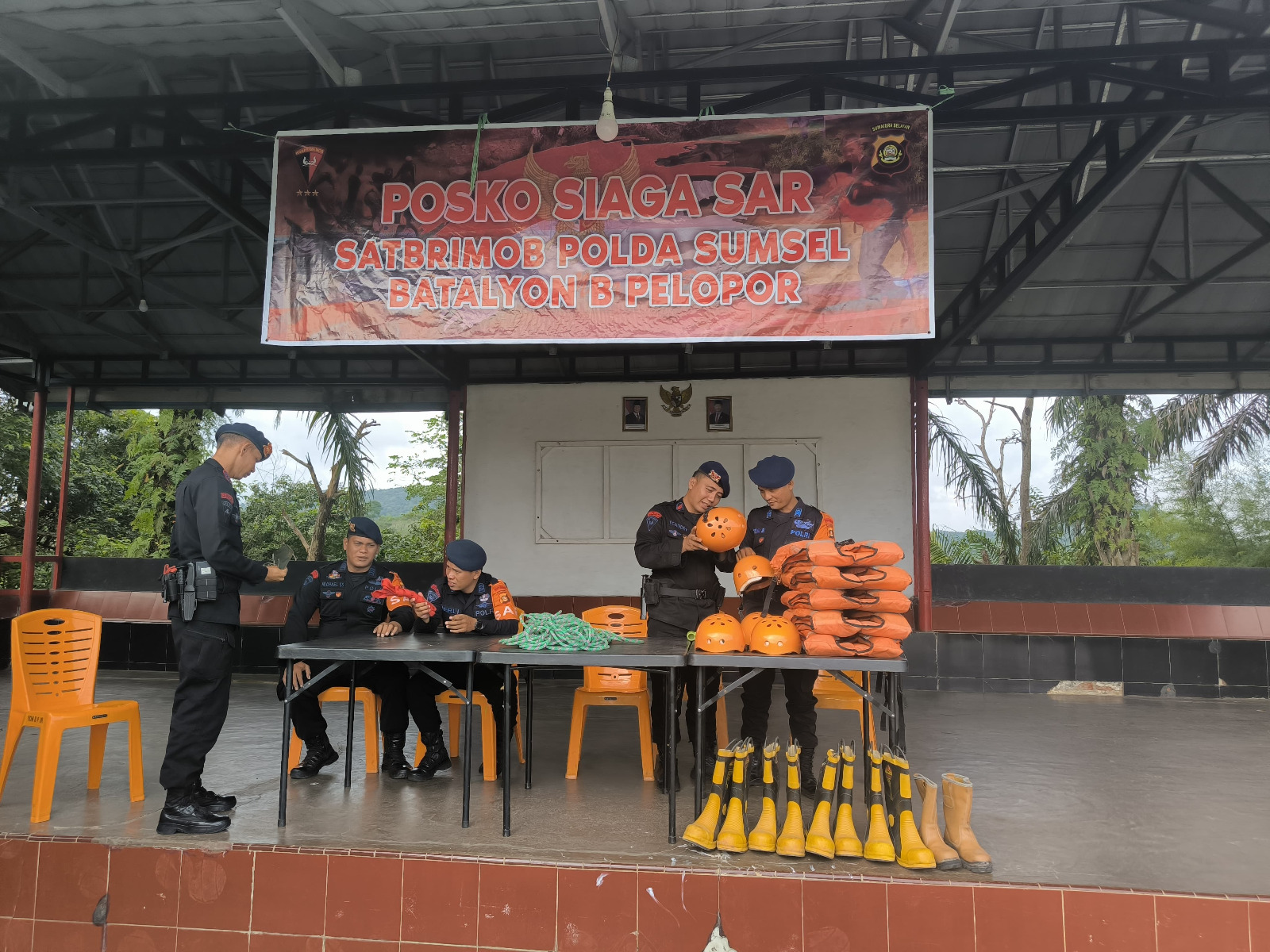 Pasca Puncak Libur Panjang, Batalyon B Pelopor Siap Menghadapi Potensi Bencana Alam Akibat Cuaca yang Berubah-ubah