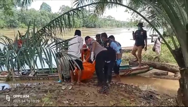 Mayat Yang Tenggelam Di Sungai Rawas Ternyata Warga Kerta Sari