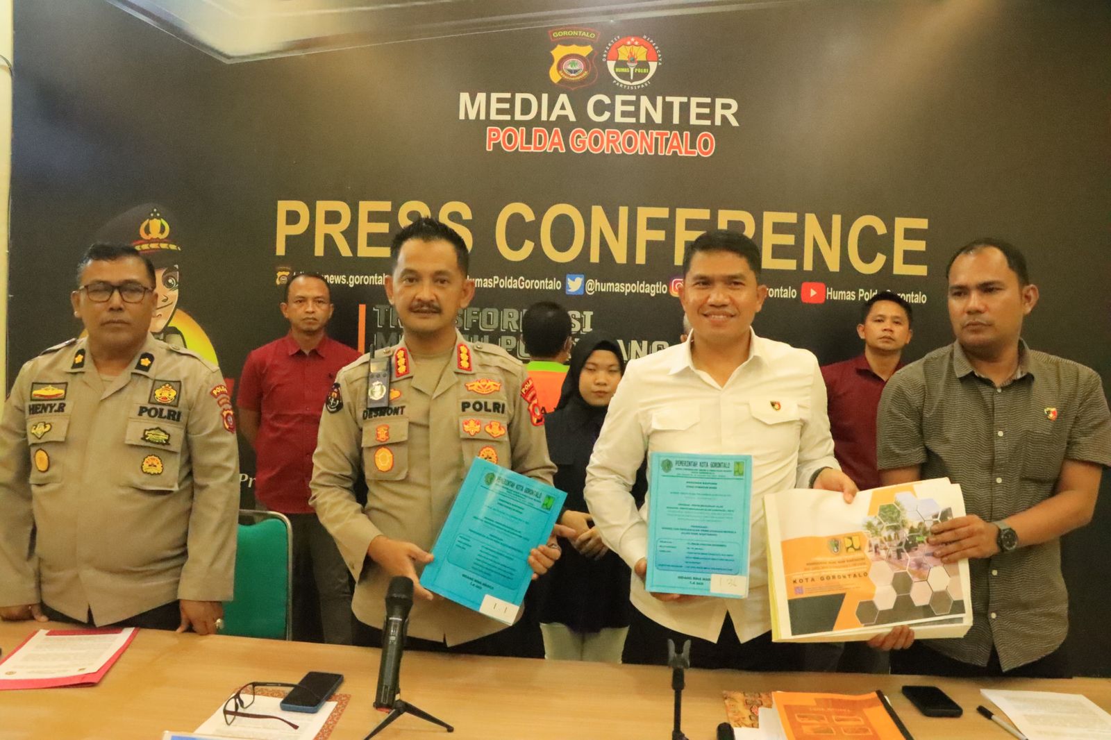 Direktorat Reskrimsus Polda Gorontalo Ungkap Kasus Korupsi Peningkatan Jalan Nani Wartabone Sebesar 5 M lebih, Tetapkan 2 Tersangka