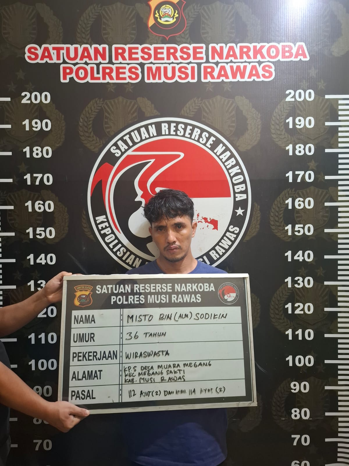 Satresnarkoba Polres Musi Rawas Ungkap Kasus Peredaran Narkotika di Rumah Kosong Desa Muara Megang
