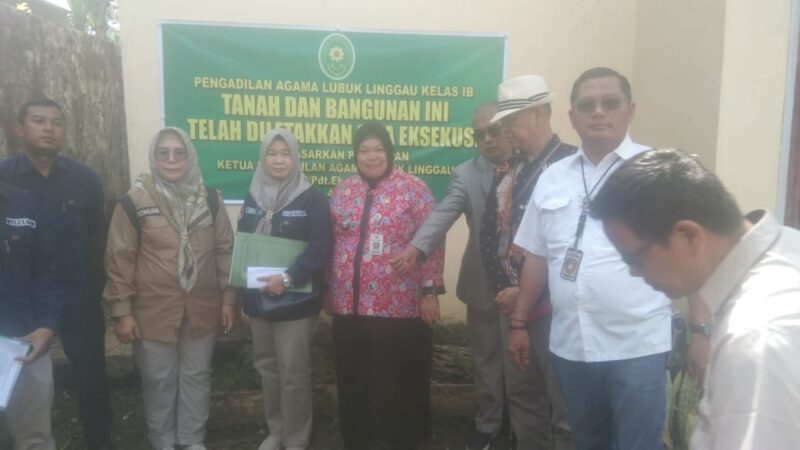 PA Lubuk Linggau Lakukan Sita Jaminan dan Sita Eksekusi Terhadap Perkara Harta Bersama