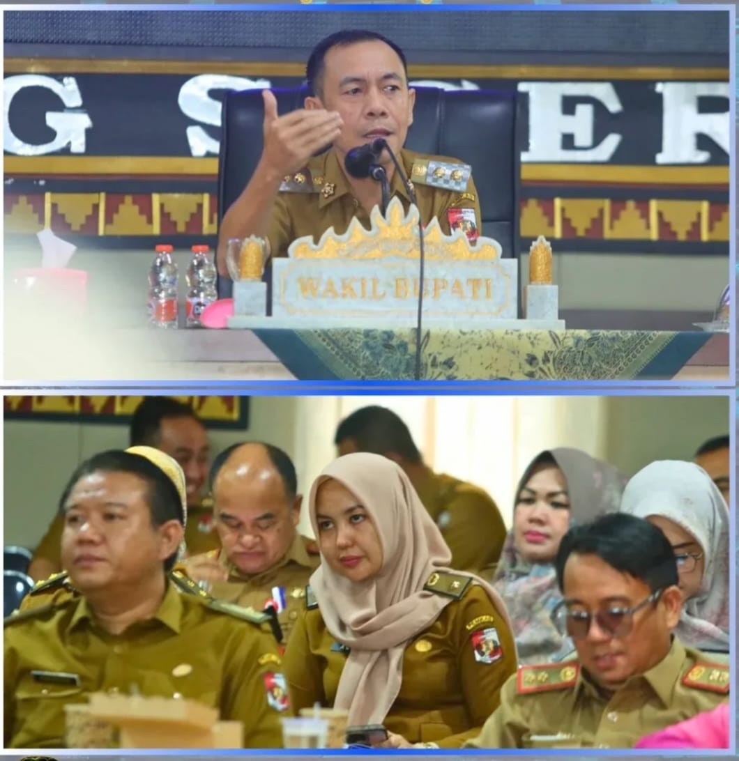 Bupati dan Wakil Bupati Pimpin Coffee Morning Bersama Jajaran Pemerintahan Lamoung Utara Di Aula Siger
