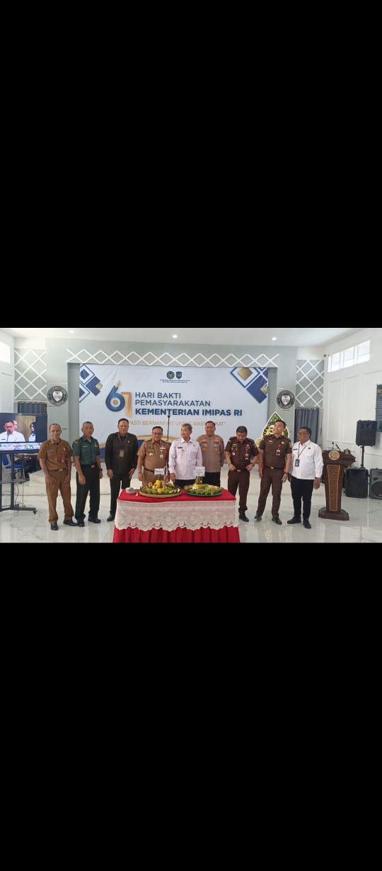Lapas Kelas IIA Lubuk Linggau. Memperingati Hari Bakti Pemasyarakatan Kementerian Imipas RI Ke (61)
