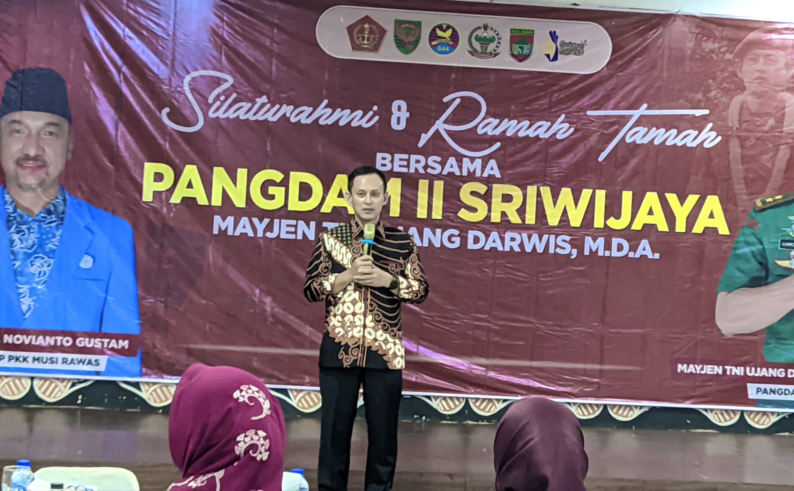 Pangdam II Sriwijaya, Didampingi Danrem 044/ Gapo, Dandim 0406/ Lubuklinggau Bersama Jajaran Kunjungan Silaturahmi & Ramah Tamah