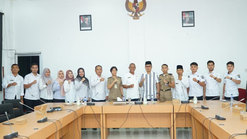 Pemkab Labuhanbatu Terima 2 Praja IPDN Magang dan Praktik Lapangan