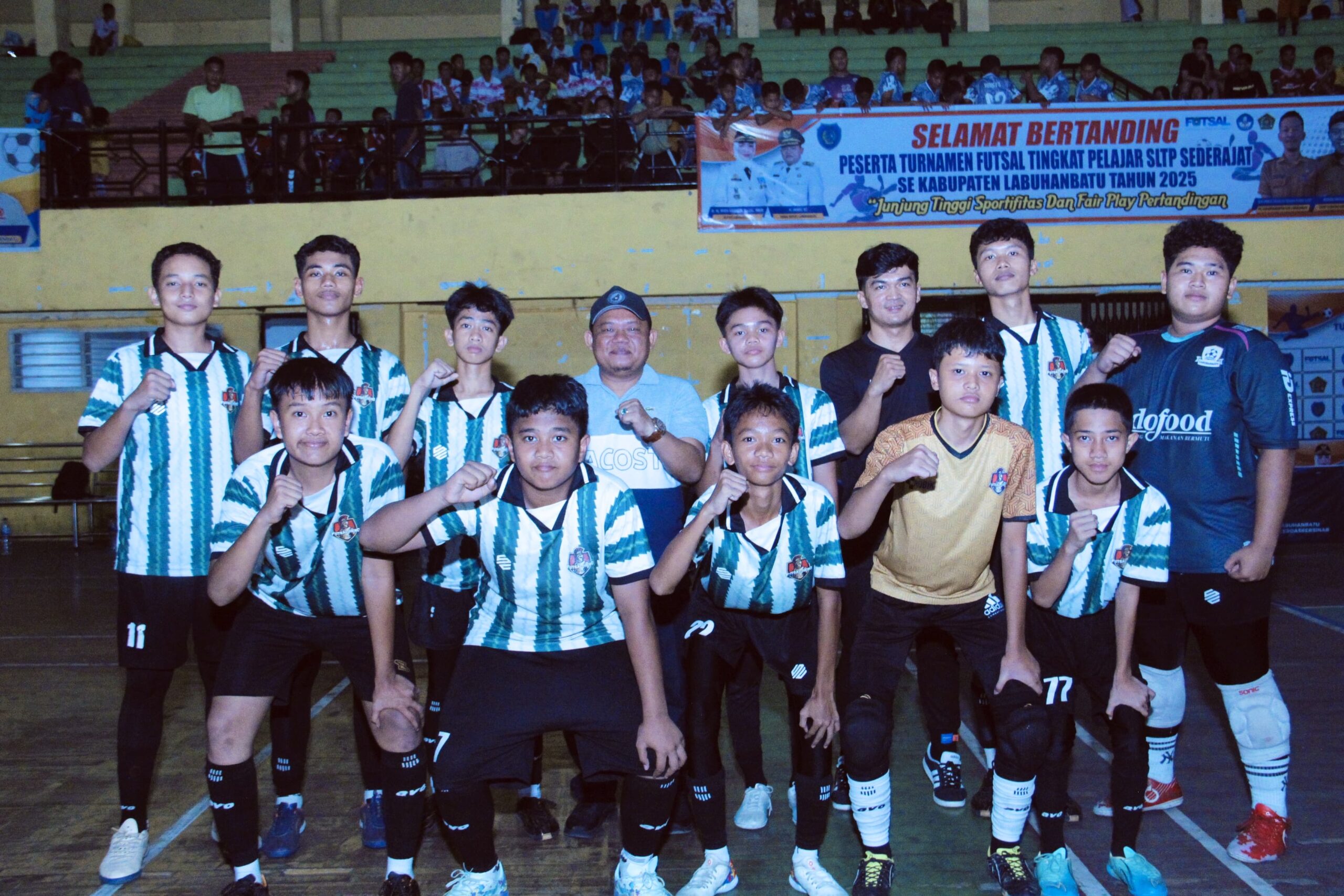 Wabup Jamri Buka Turnamen Futsal Pelajar Labuhanbatu 2025