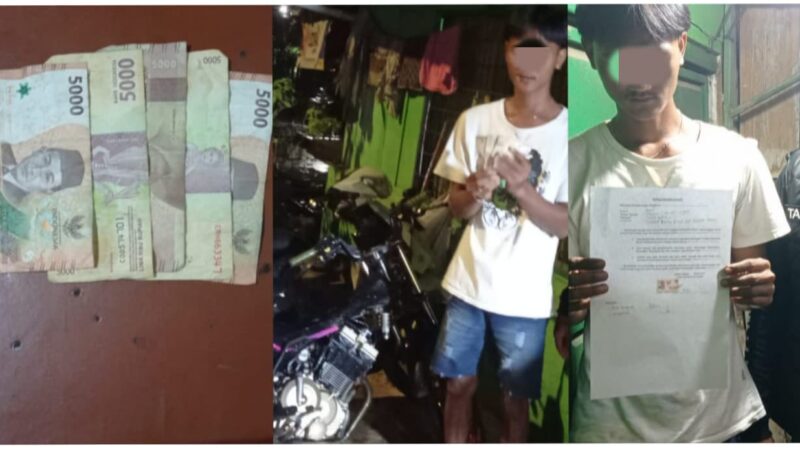 Polsek Lubuk Linggau Utara. Berhasil Menangkap Seorang Pemalak Supir Truk D (28) 
