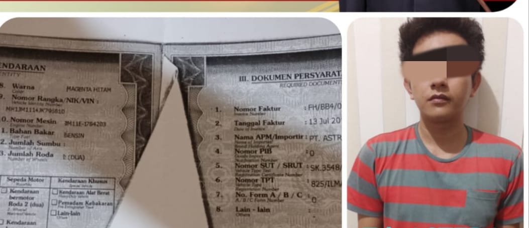 Polsek Lubuk Linggau Timur. Berhasil Menangkap Pelaku Curanmor.