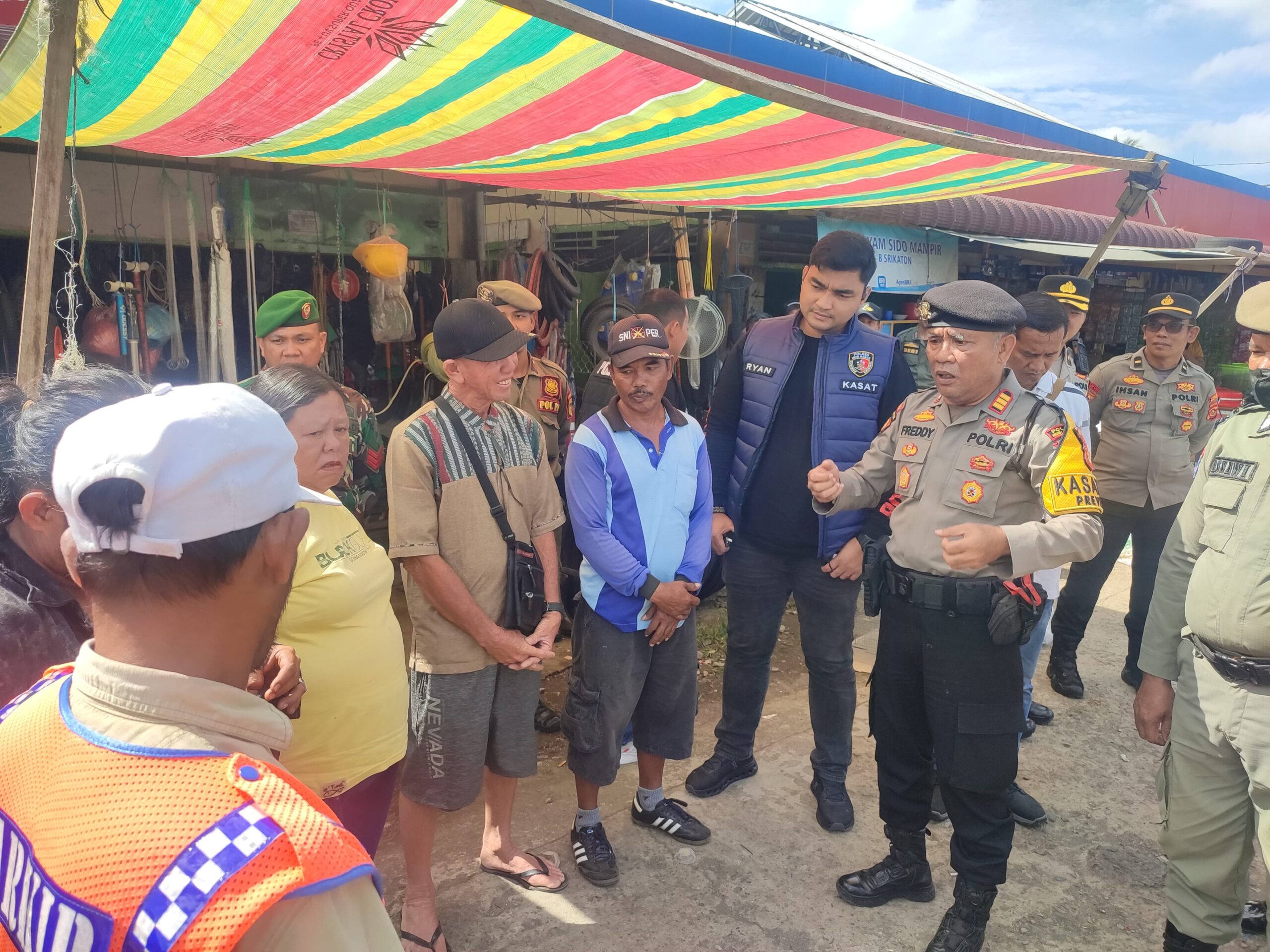Polres Musi Rawas Gelar Razia Gabungan Antisipasi Premanisme di Kecamatan Tugumulyo