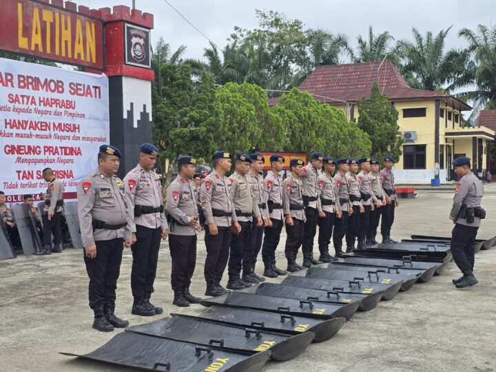 Asah Kemampuan PHH, Batalyon B Pelopor Gelar Latihan Rutin
