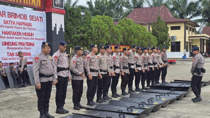 Asah Kemampuan PHH, Batalyon B Pelopor Gelar Latihan Rutin