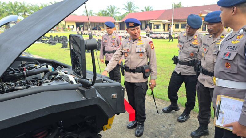 Pastikan Kelayakan Kendaraan, Batalyon B Pelopor Optimalkan Kesiapan Tugas Kepolisian 