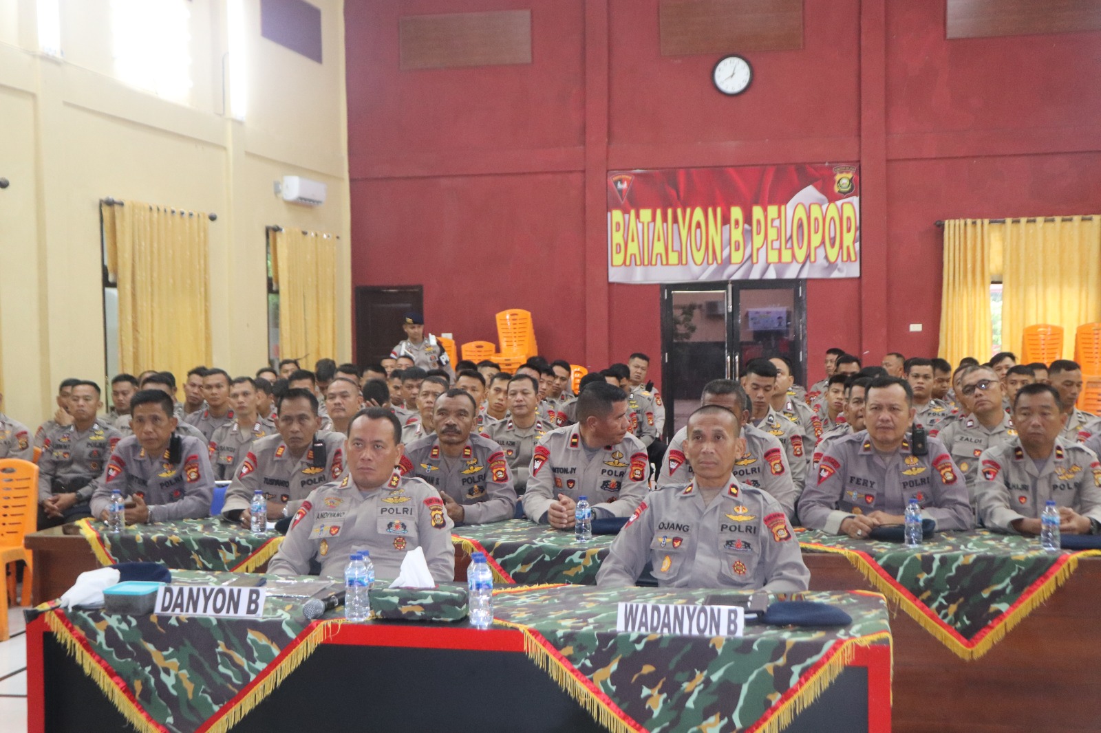 Batalyon B Pelopor Gelar Zoom Meeting Pimpinan, Tekankan Spirit The Corps dan Loyalitas