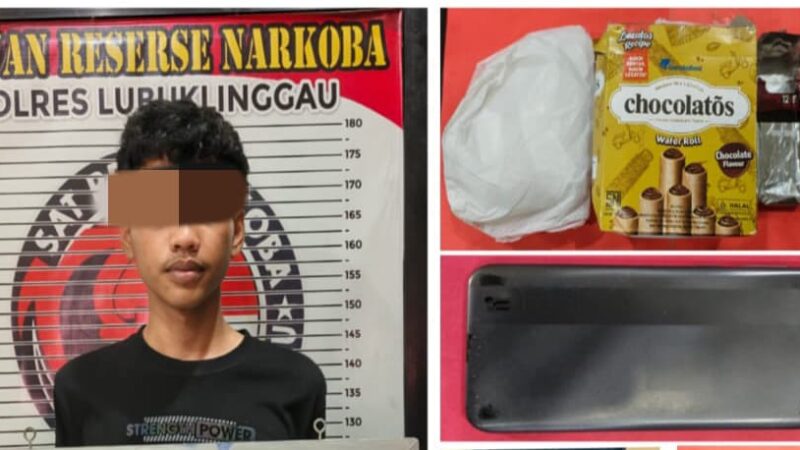 Satuan Reserse Narkoba Polres Lubuk Linggau Berhasil Menangkap   Ma (28) Pemakai Sabu.