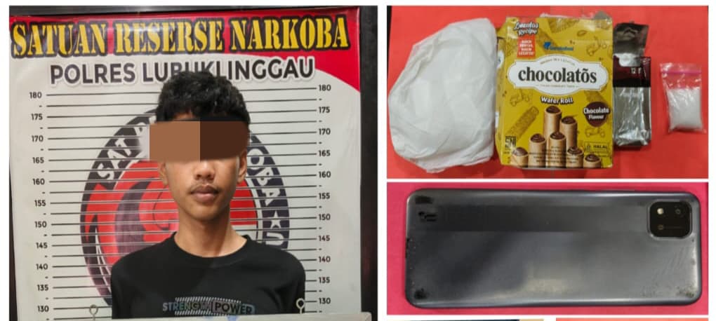 Satuan Reserse Narkoba Polres Lubuk Linggau Berhasil Menangkap Ma (28) Pemakai Sabu.