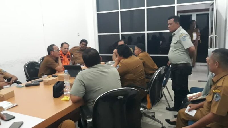 BPBD Labuhanbatu Ikuti Rapat Koordinasi Investigasi Penanganan Banjir di Kecamatan Bilah hulu
