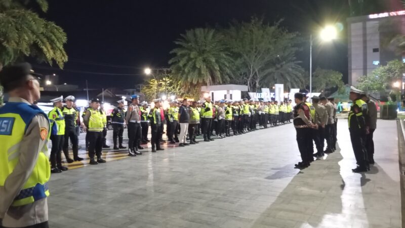 Polres Lubuklinggau Gelar Apel Persiapan Pengamanan Malam Takbiran menjelang Hari Raya Idul Adha 1446 Hijriah