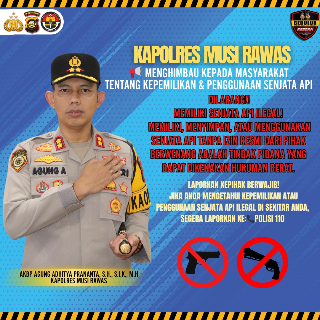 TEGAS! POLRES MUSI RAWAS TOLAK PREMANISME BERKEDOK ORMAS