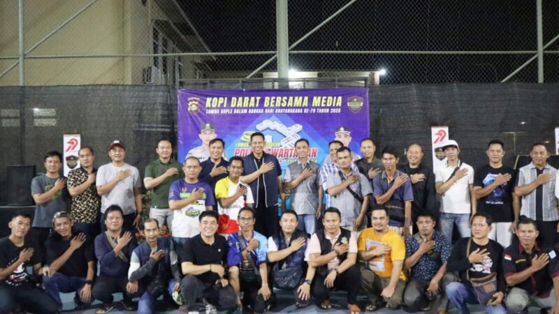 Pererat Sinergitas di Hari Bhayangkara ke-79, Kapolres Musi Rawas Gelar “Kopi Darat Bersama Media”