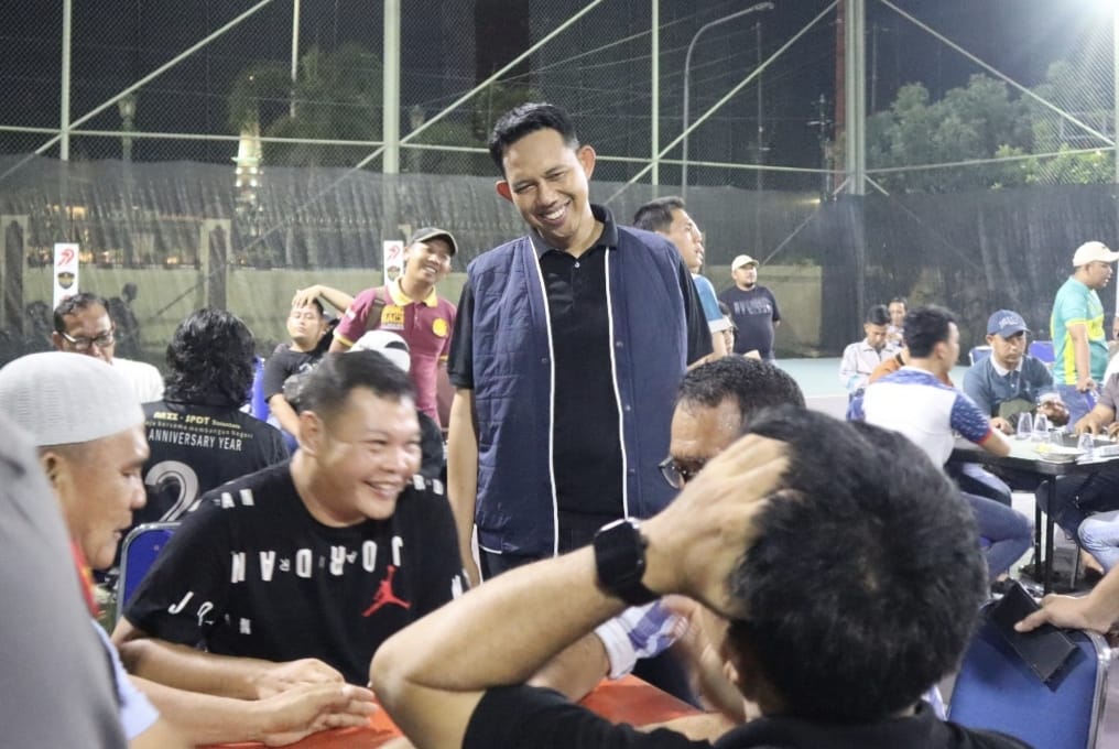 Santai Bareng di Meja Gaple, Polres Musi Rawas Gelar Lomba Gaple Bedulur Polri Vs Wartawan di Hari Bhayangkara ke-79