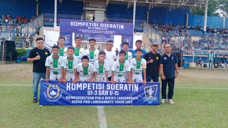 Bupati Labuhanbatu Buka Turnamen Sepak Bola Soeratin U-13 dan U-15 