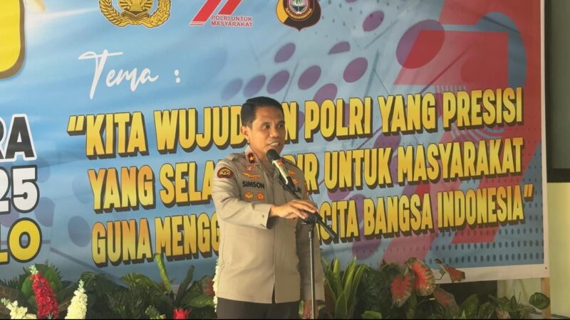 Wakapolda Gorontalo Buka turnamen Domino dalam Rangka Hari Bhayangkara ke-79