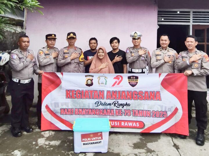 Hari Bhayangkara Ke-79 dan Peringatan 1 Muharam 1447 Hijriah, Polres Musi Rawas Gelar Anjangsana ke Keluarga Besar Polres Musi Rawas