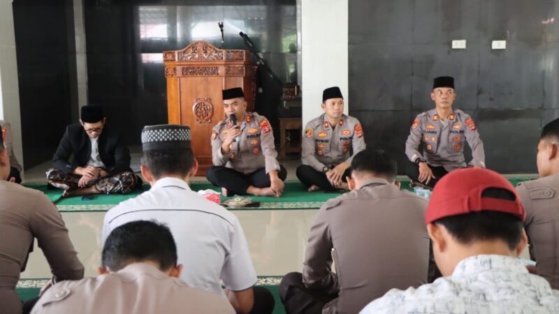 Polres Tanggamus Gelar Tausiyah dan Doa Bersama Sambut Hari Bhayangkara ke-79