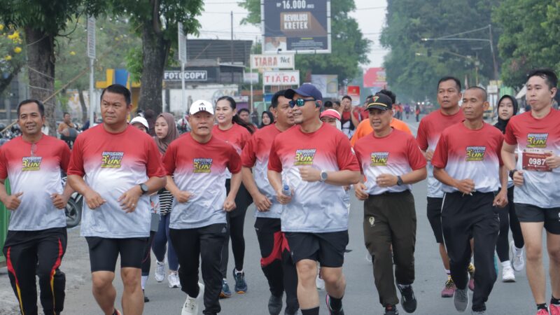 Polres Lubuklinggau Selenggarakan Bhayangkara Charity Run dengan lomba lari 5K dan 10K 