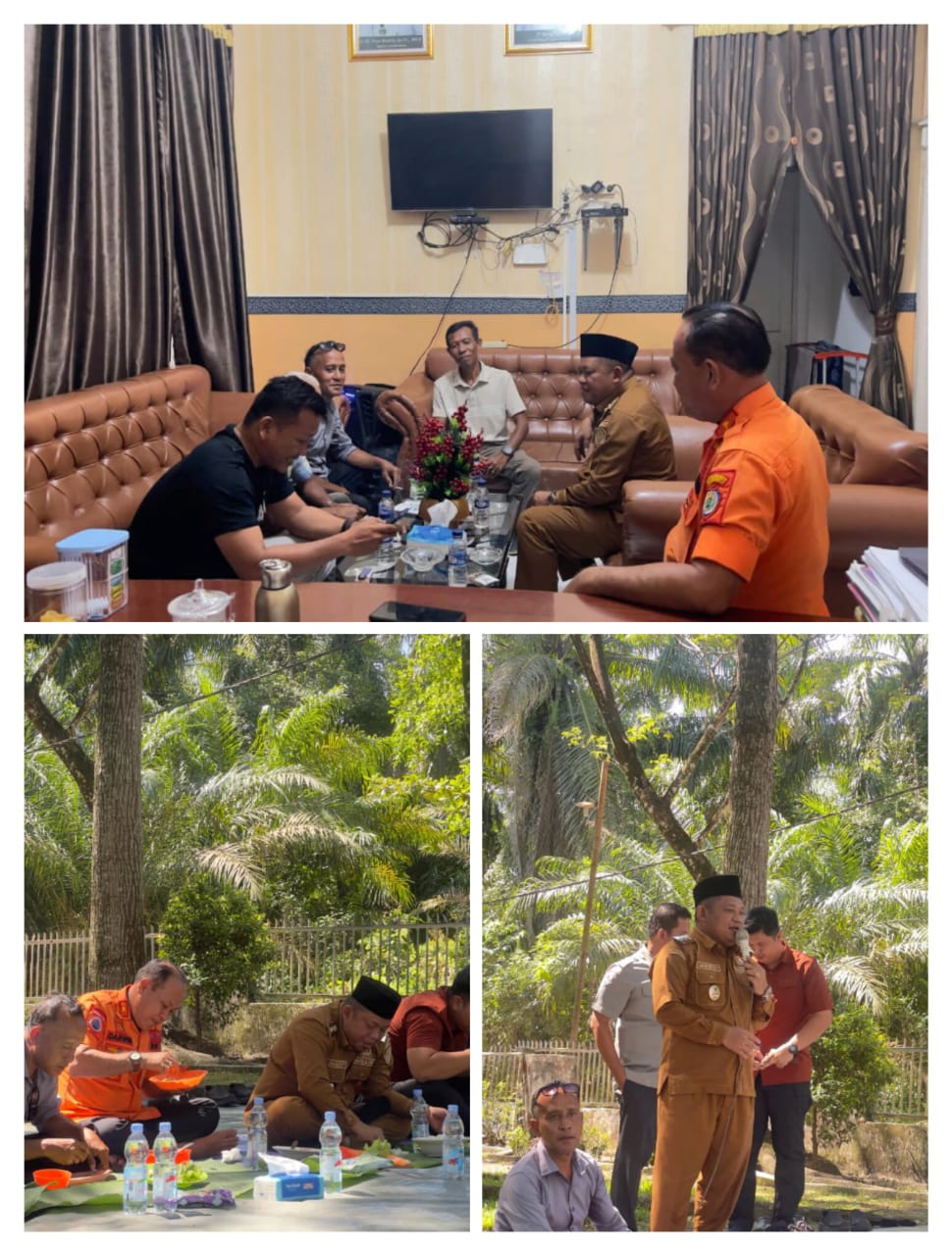 Wakil Bupati Sambangi Kantor BPBD Labuhanbatu di Acara Silaturahmi Dan Syukuran