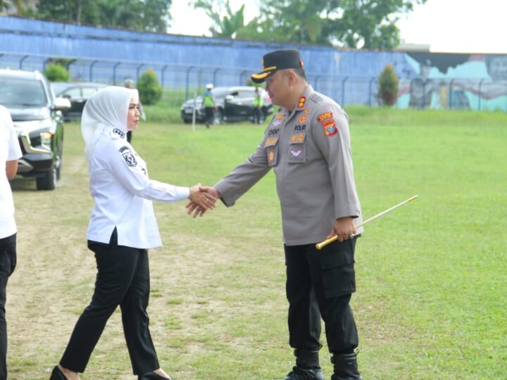 Bupati Maya Hasmita Sambut Kedatangan Kapolda Sumut