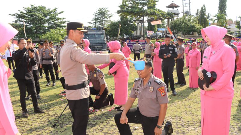 38 Personel Polres Lampung Utara Dapat Kenaikan Pangkat di Hari Bhayangkara Ke-79